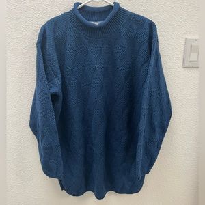 A Knitch Above NWT VTG Blue Sweater size Large